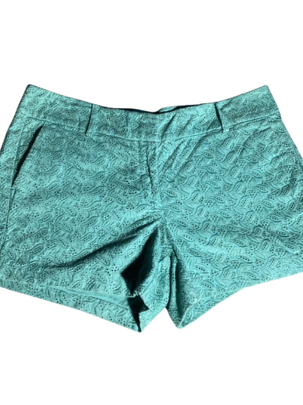 ANN TAYLOR PETITE TURQUOISE SHORT PANTS
